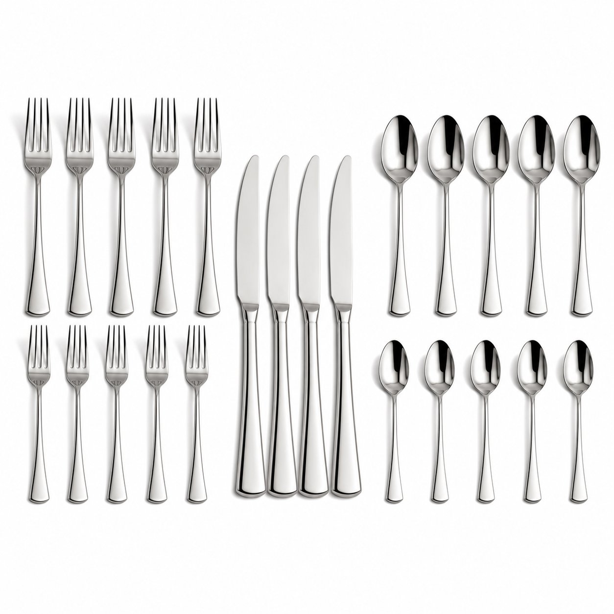 tiasub™ LunaGlow Stainless Steel Flatware Set