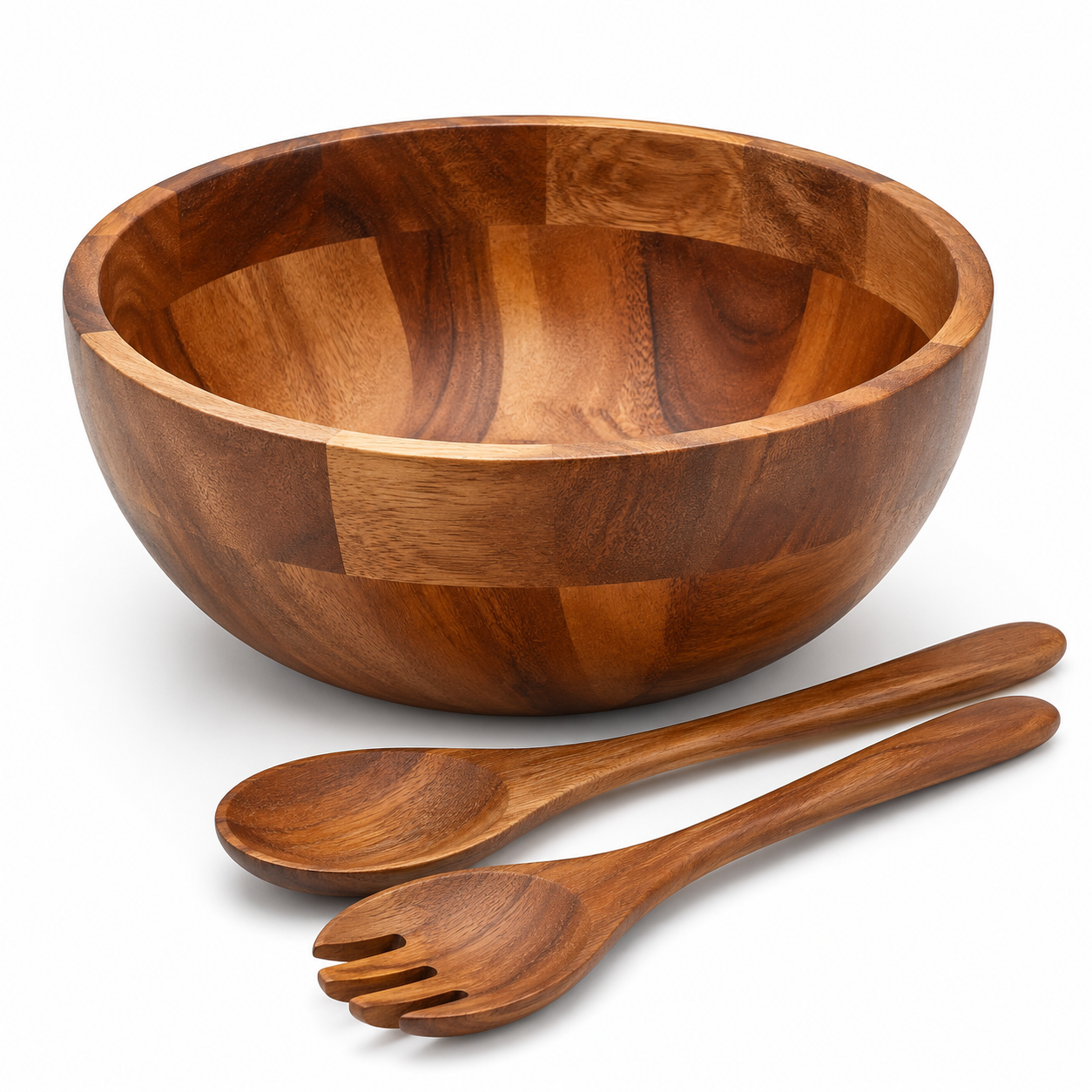 tiasub™ FreshTable Acacia Salad Bowl Set